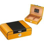 Resim Falconetti Karbon Fiber Desen Humidor Puro Kutusu RC41 