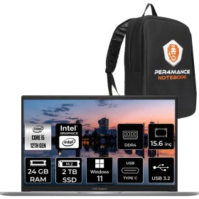 Resim Asus Vivobook 15 Intel Core I5 1235U 24GB 2tb SSD 15.6'' Fhd Windows 11 Home Taşınabilir Bilgisayar X1504ZA-NJ005W & Per4 Çanta NJ005WP57 