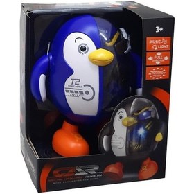 Resim Işıklı Müzikli Penguen Robot Oyuncak 20 Cm Penguen 