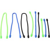 Resim Explosion1 9pcs/set Silikon Kablo Kravat Yeniden Kullanılabilir Bükülme Kravat Kablo Kravat Kayışları 4 Inç 6 Inç 12 Inç (Yurt Dışından) 