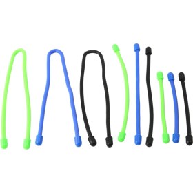 Resim Explosion1 9pcs/set Silikon Kablo Kravat Yeniden Kullanılabilir Bükülme Kravat Kablo Kravat Kayışları 4 Inç 6 Inç 12 Inç (Yurt Dışından) 