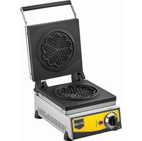 Resim Hype Store Çiçek Model Waffle Makinası, Elektrikli, Gümüş, 16 cm 