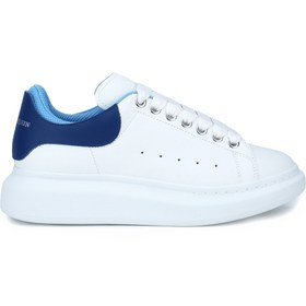Resim Alexander McQueen 705060-WIAGN-9044 Sneaker Beyaz Lacivert | Unisex 