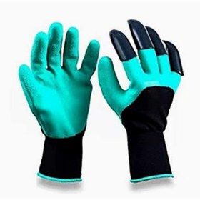 Resim Hype Store Pratik Toprak Kazma Ekme Çapalama İçin Korumalı Bahçe Bahçivan Eldiveni 