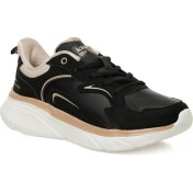 Resim Kinetix Mone Pu W 5pr Kadın Siyah-Ekru (36-40) Sneaker Ayakkabı 