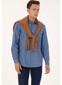 Resim U.s. Polo Assn. Erkek Açık Mavi Gömlek Jean 50309882-dn0021 Lıght Blue 