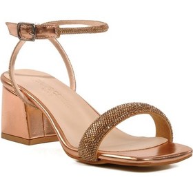 Resim Pierre Cardin Rose Taşlı Bilekten Bantlı Kadın Abiye Ayakkabı Pc-54670 Z Rose Çok Renkli 