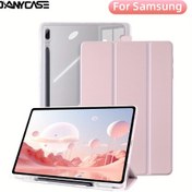 Resim Matte Acrylic Case for Samsung Galaxy Tab S6 Lite 26.42cm S9 FE 27.69cm S10 FE S10 Plus S9 Plus S9 FE Plus S7 Plus S7 FE S8 Plus 31.5cm Smart Transparent Back Tablet Cove 