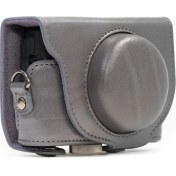 Resim MegaGear Sony Rx100VI, Rx100V, Rx100IV Suni Deri Kamera Çantası 