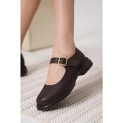 Resim Yoko Kahverengi Cilt Oxford Ayakkabı 