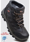 Resim 5538 Scooter Ortopedik Su Geçirmez Hakiki Deri Outdoor Erkek Bot Ayakkabı 40-45 Kahverengi 