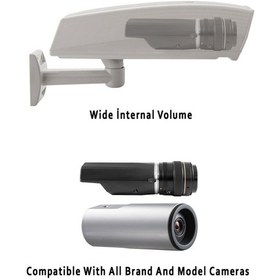 Resim Isıtıcı Ve Fanlı Box Kamera Muhafaza Kutusu Tüm Markalar İle Uyum 