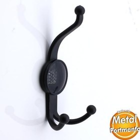 Resim Badem10 Boncuk Askı Dolap Askılık Askılığı Banyo Mutfak Askısı Duvar Kapı Elbise Kıyafet Vestiyer Siyah 