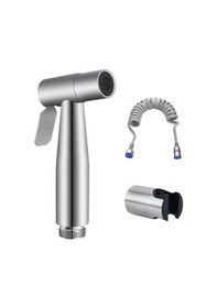 Resim Valkyrie Paslanmaz Çelik Tuvalet Musluk Lavabo Bide Seti Kademeli Jet Püskürtme Spiral Hortum Kolay Montaj 