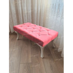 Resim AldaGelsin 100 cm Kapitoneli Ayak Ucu Kapı Önü Antre Bench Puf 