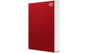 Resim Seagate One Touch 1TB, 4 ay Adobe CC Photo Plan, 2 yıl Veri Kurtarma USB 3.0 Taşınabilir Disk Kırmızı (STKB1000403) 
