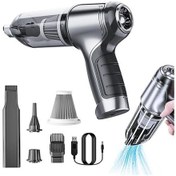 Resim 3'ü 1 Arada Kablosuz Araç Süpürgesi - Gümüş Xx2b8v 1 Gümüş 