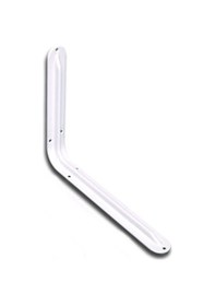 Resim 24 Adet Raf Altı Raf Ayağı Konsol L Demir Beyaz 23 x 30 cm 