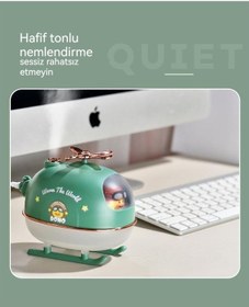 Resim Soulader Oda Spreyi Fonksiyonlu Şık Gece Lambası - Büyük Hazneli Masaüstü Hava Nemlendirici Cihazı Pembe 