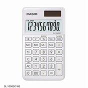 Resim Casio SL-1000SC-WE Cep Tipi 10 Hane Beyaz Hesap Makinesi 