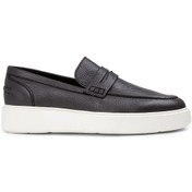 Resim Deery Hakiki Deri Gri Erkek Loafer Ayakkabı - 01964mgrıe01 Gri 