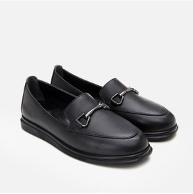 Resim Hotiç Hakiki Deri Siyah Kadın Tokalı Loafer 01ayh306760a100 Siyah-black Siyah 