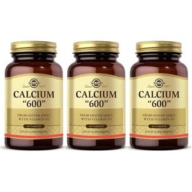 Resim Solgar Calcium Oyster Shell 600 MG 3 x 60 Tablet 