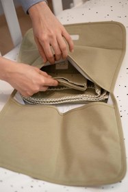 Resim Bebek Bakım Çantası Organizer Cosmos Haki - Haki Dots / Standart 