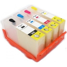 Resim HP 934-935 Uyumlu Kolay Dolan Kartuş 4 Renk 