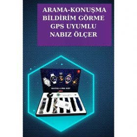 Resim Zero Land Muratech Kulaklık ve Çok Kordonlu Akıllı Saat Gürültü Önleyici Gps Desteği 