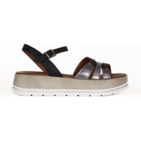 Resim Bueno Shoes Kurşun Parlak Deri Kadın Düz Sandalet 01WE3400 01WE3400 
