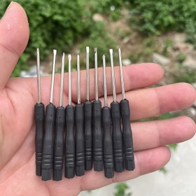 Resim 10 adet Mini Tornavida Seti, Oyuncak 2Mm Çapraz Düzenleme Yıkama Aracı, Eğitim İçin Uygun Elde Edilmiş Yetenek Küçük Tamir Araçları 5 Tek Kelime 5 + Kelime Teslimat Araçları 