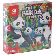 Resim Nessiworld PRS 32706 The Panda Family Pre School Puzzle -KS Puzzle 