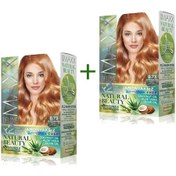 Resim 2 Paket Natural Beauty Amonyaksız Saç Boyası 8.73 Altın Karamel 