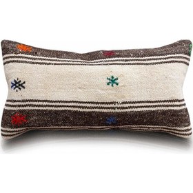 Resim Vintage Kilimli Yastık Kılıfı Pllwrec2462 - 30x60 