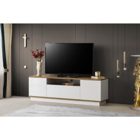 Resim Erezogulları Mobilya Vega Dolaplı Tv Sehpası 140cm 