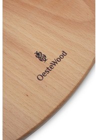 Resim Yekpare Masif Ahşap Sunum Kesme Tahtası Desenli Kayın Large 13 