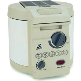 Resim Beyaz Aksu T11 Ken Fry Yağlı Fritöz, Sağlıklı ve Pratik Kullanım Için Ideal 