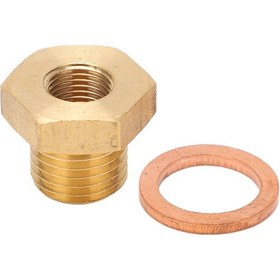 Resim Wezone Araçlar İçin Metal Termostat Adaptörü - 1/8" Npt'den M14 1.5 Erkeğe Dönüştürücü, Evrensel Uygulama, Dayanıklı Malzeme Tu-jt14-5 
