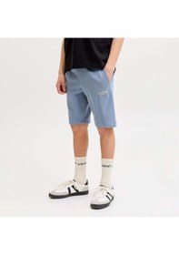 Resim Jack&jones Gordon Archive Sweat Shorts Mid Erkek Çocuk Mavi Şort 