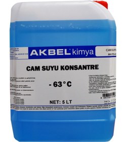 Resim akbel Cam Suyu Antifrizli Konsantre 5 lt - 63°c 