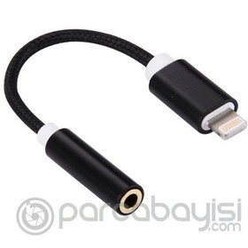 Resim İPhone 12-11 XS-XR-X 7,8 Lighting 3.5mm Kulaklık Jakı Adaptörü 