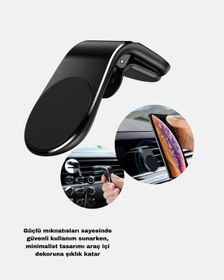 Resim Araç İçi Telefon Tutucu + Quick Charge 3.0 Araç Şarj Cihazı Seti 1 Adet 