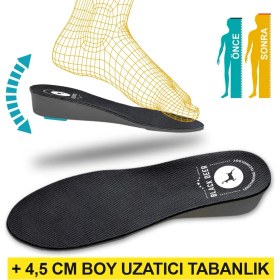 Resim Black Deer Extender 4,5 cm Siyah Boy Uzatıcı Tabanlık 