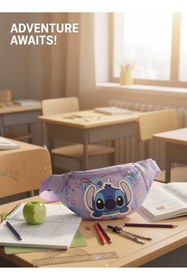 Resim JASMİNLİFE Disney Stitch Çocuk Bel Çantası 