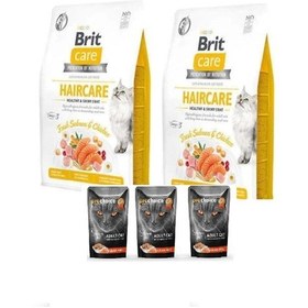 Resim Care Haircare Deri Ve Tüy Sağlığı Için Tahılsız Yetişkin Kedi Maması2kgx2 4kg+somonlu Yaşmamax3 