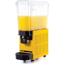 Resim Samixir Klasik Mono Soğuk Içecek Dispenseri, 20 L, Fıskiyeli, Sarı 