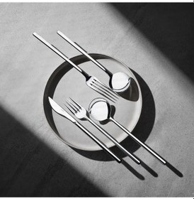 Resim Nehir Sofia Sade 6 Kişilik 36 Parça Çatal Kaşık Bıçak Takımı 