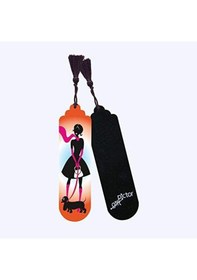 Resim Gift Hediyelik Metal Püsküllü Kitap Ayracı Seti Lady And Doggy 