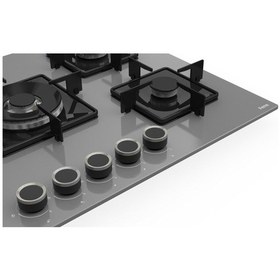 Resim Ferre SS Serisi QBL62CPR - SS038 - D082 5 Gözlü Gri Ankastre Set 